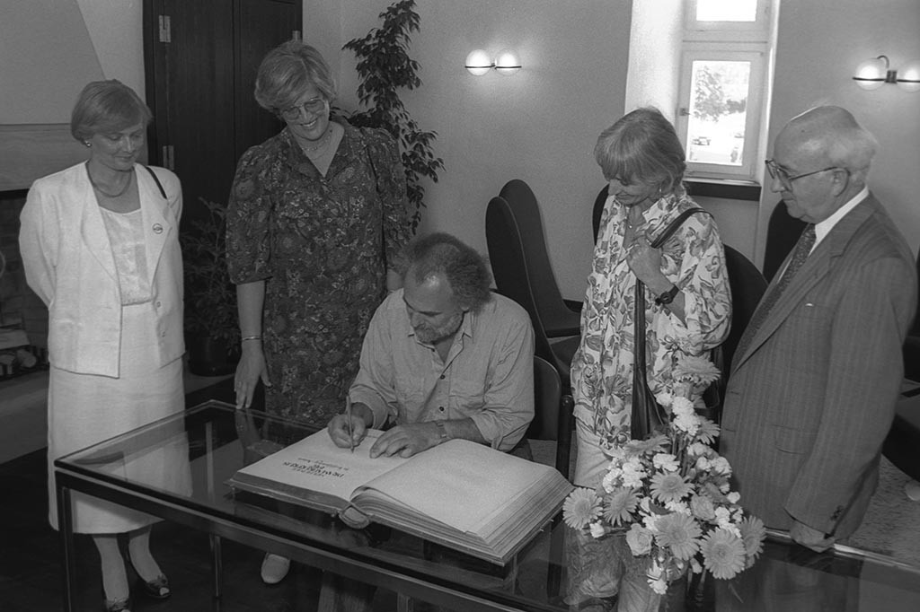 Verleihung des Dramatikpreises an Volker Ludwig, 1987 / Foto: N.N.