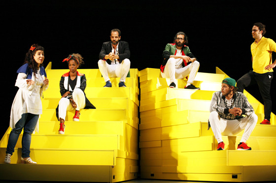 Yael Ronen & Ensemble: The Situation, Gorki Theater / Foto: Ute Langkafel Maifoto
