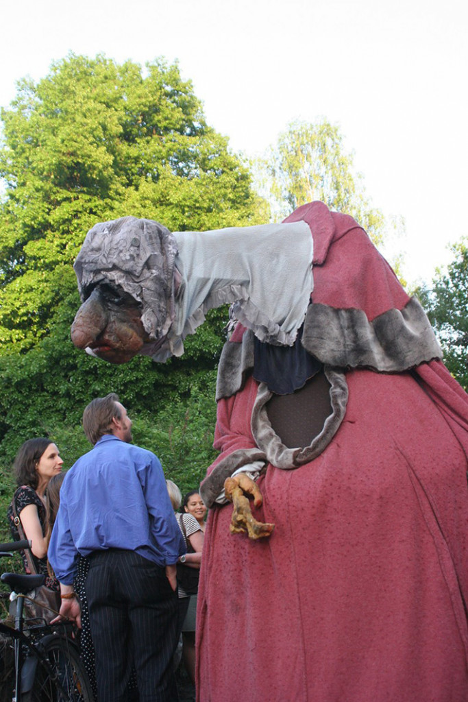 Das Figuren- und Maskentheater BOULDEGOM THÉÂTRE beim Stücke-Fest am Theater an der Ruhr / Foto: Walter Schernstein