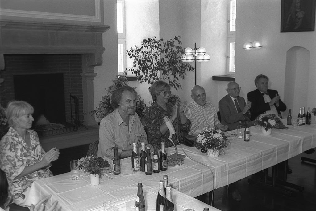 Verleihung des Dramatikpreises an Volker Ludwig, 1987 / Foto: N.N.