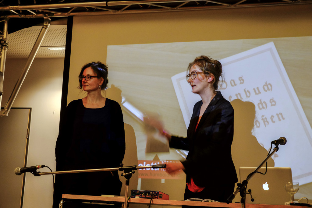 Felicia Zeller und Rigoletti: FRAUEN UND TECHNIK/ Lesung / Foto: Michael Kneffel
