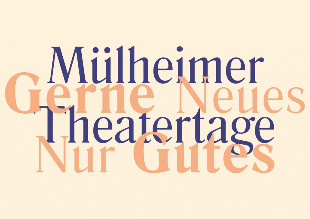 Die Mülheimer Theatertage wünschen Frohes Neues! Grafik: Büro Freiheit