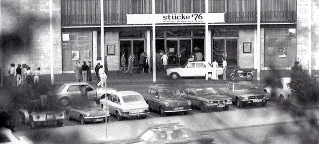 Die Stadthalle während der &quot;Stücke&quot; 1976 / Foto: N.N.
