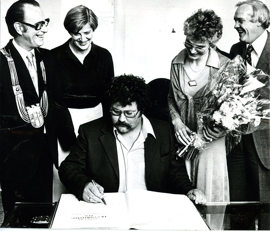Verleihung des Dramatikpreises 1978 an Martin Sperr / Foto: Jürgen Küpper