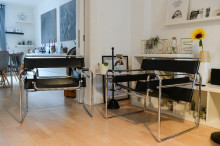 Wassily-Sessel B 3, Entwurf von Marcel Breuer, 1927, in Mülheimer Wohnung 2019