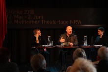 Pressekonferenz der 43. Mülheimer Theatertage NRW / Foto: Marie Eberhardt