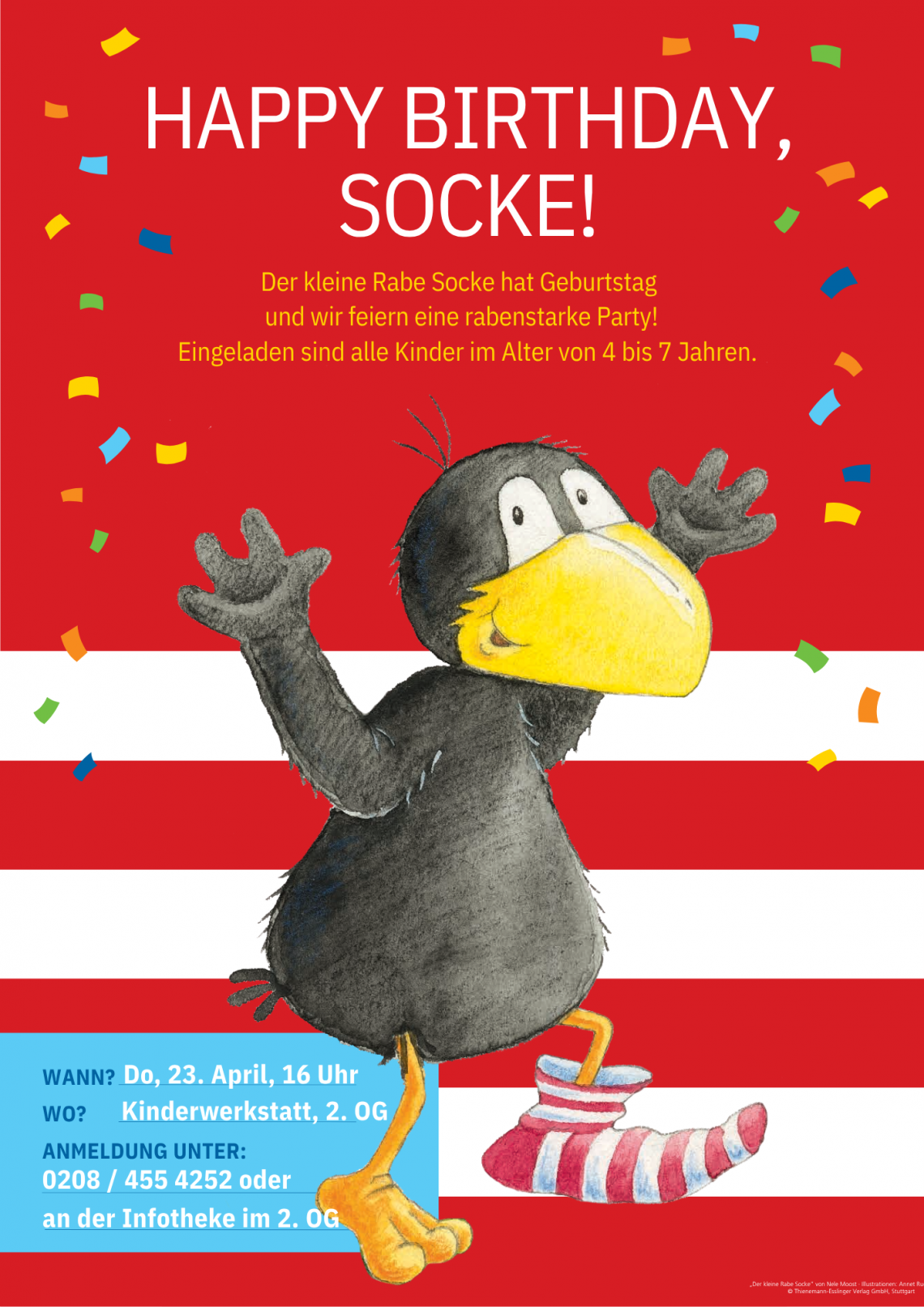 Tag des Buches - Party für Rabe Socke!