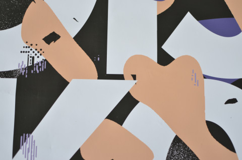 Plakatausschnitt "Disko" des Schauspiel Leipzig. / Foto: Antonia Stiegemann
