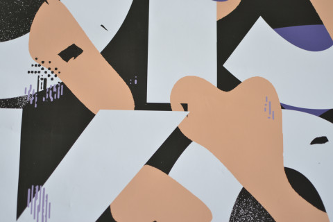 Plakatausschnitt "Disko" des Schauspiel Leipzig. / Foto: Antonia Stiegemann