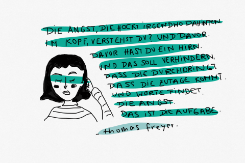 Zeichnung von Clara Werdin