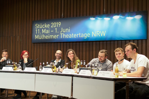 Gute Stimmung beim Publikumsgespräch mit Konstantin Küspert. / Foto: Anton Vichrov